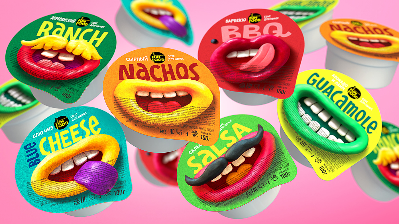 Kurich Design Transforms Nacho Packaging with Playful Clay Characters and Handcrafted Typography