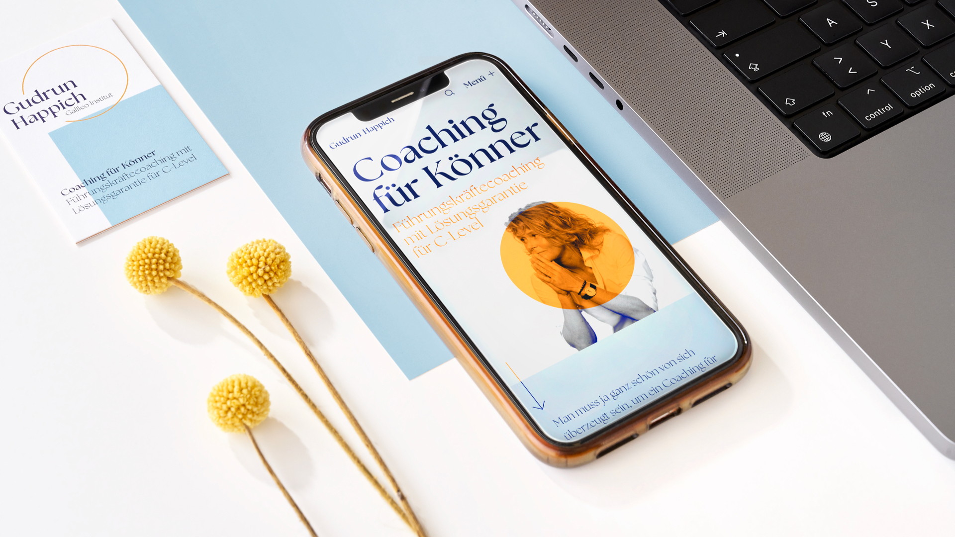 Leadership Meets Lightness – Corporate Design for a Personal Brand