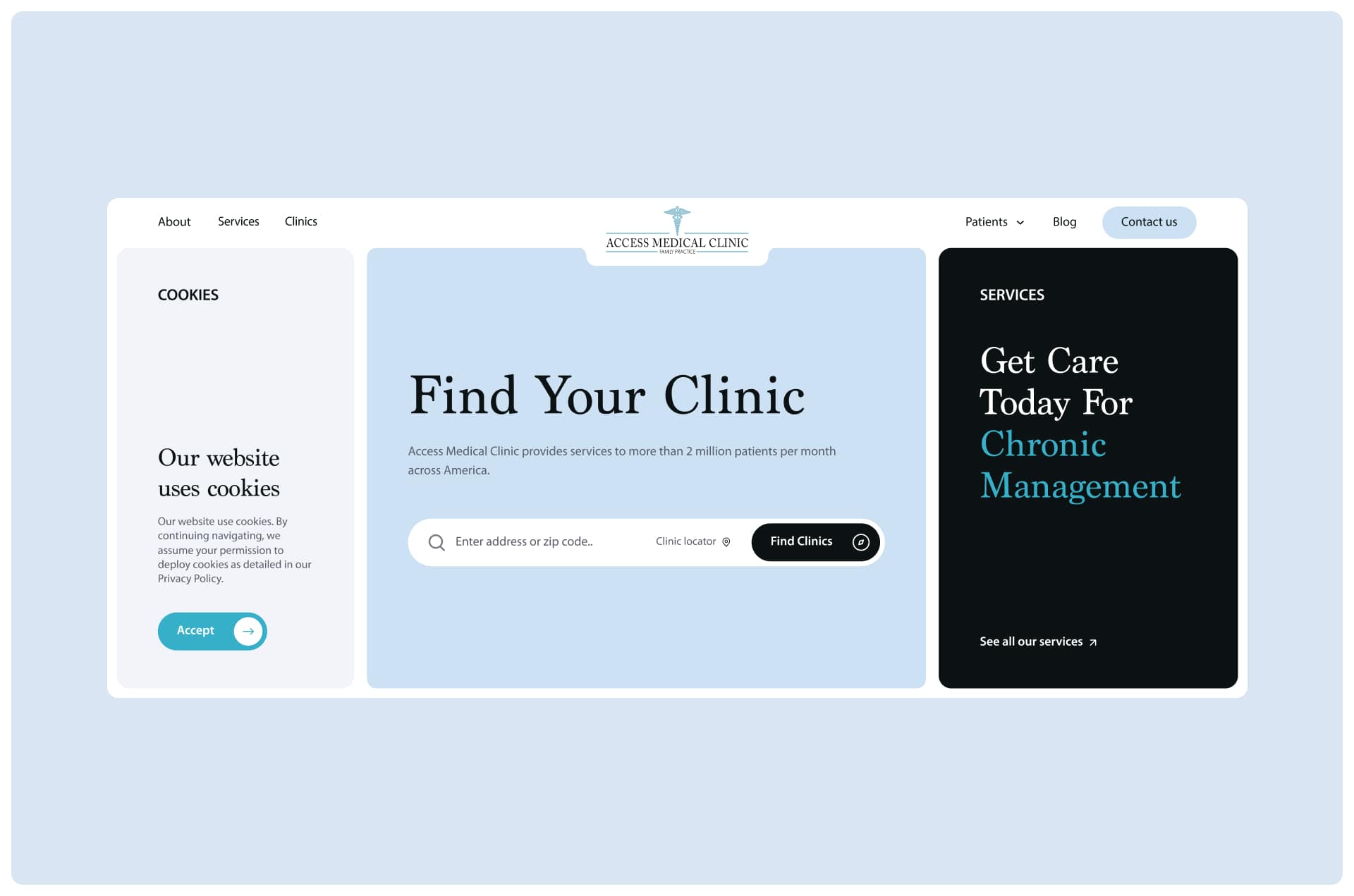 Celerart Designs a Seamless Digital Experience for Access Medical Clinic’s Expanding Network