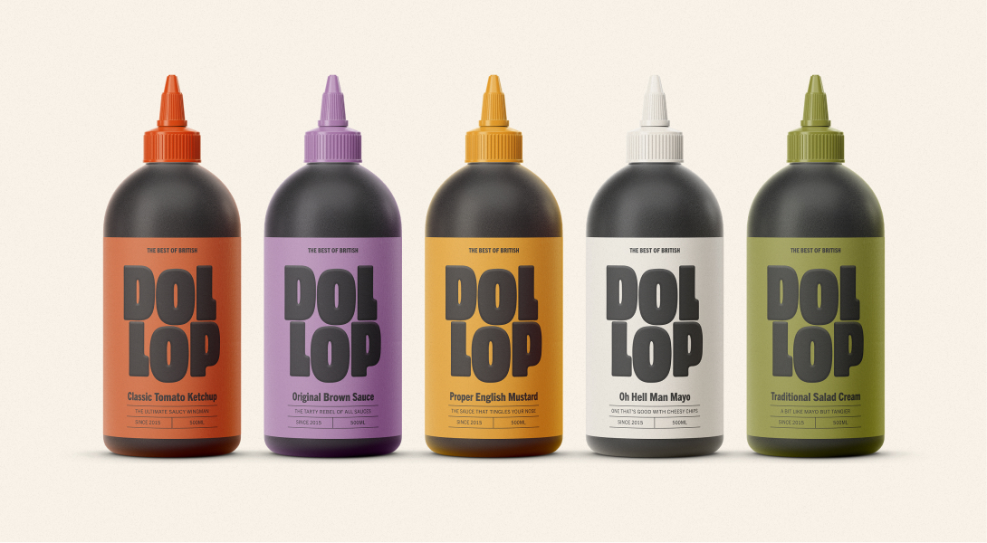 Dollop: the British Sauce Brand Shaking Up the Condiment Game by Studio Fen