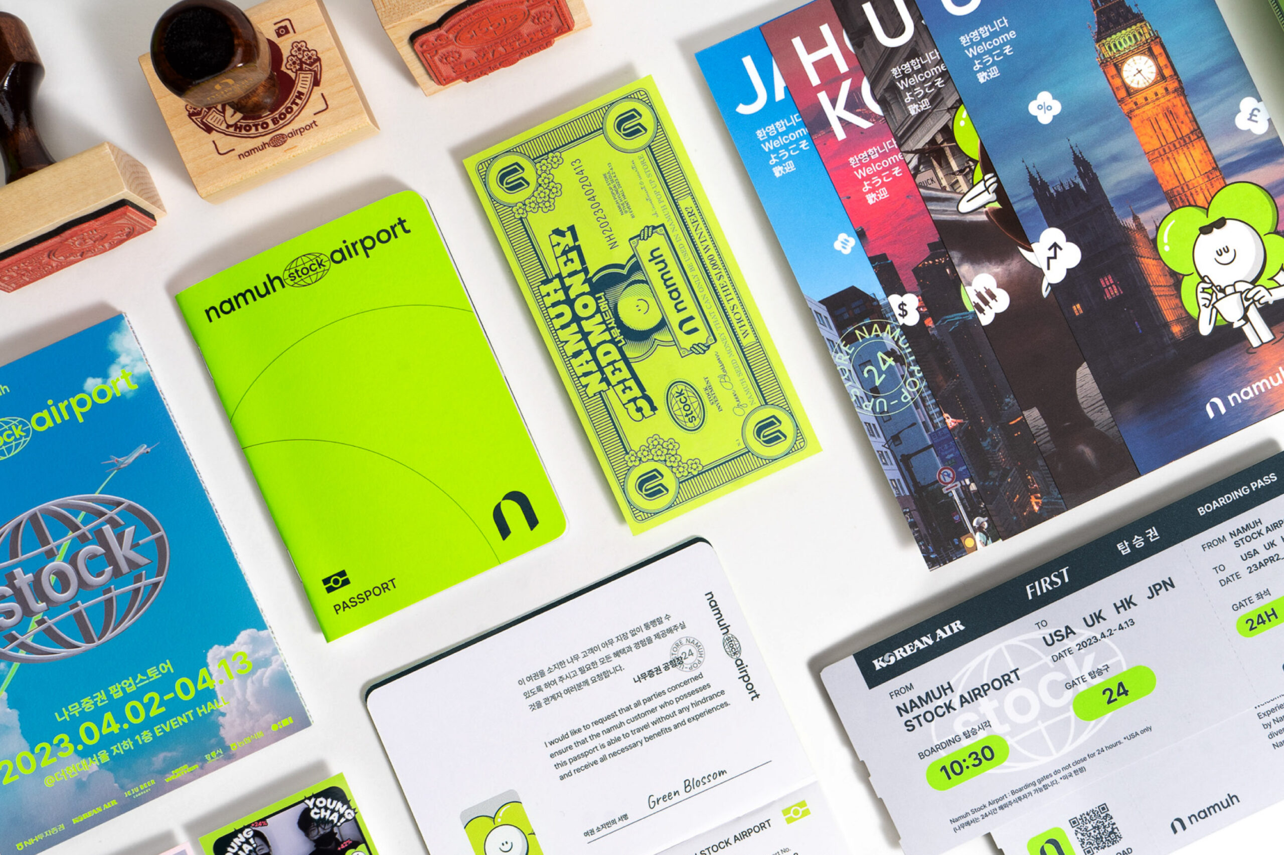 Namuh Stock Airport Pop-Up Transformed Financial Investing into a Travel Adventure